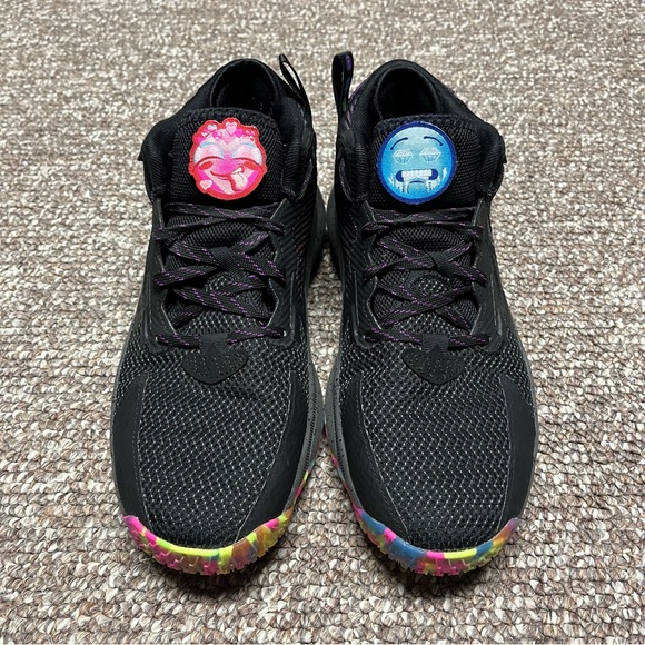 NEW Damian Lillard Big Mood Emoji Rainbow Adidas Basketball Shoes - Men\'s Size 9 main image 7